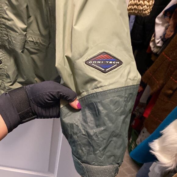 Columbia Omni tech waterproof breathable adjustable cinched waist Jacket size S - Picture 9 of 11